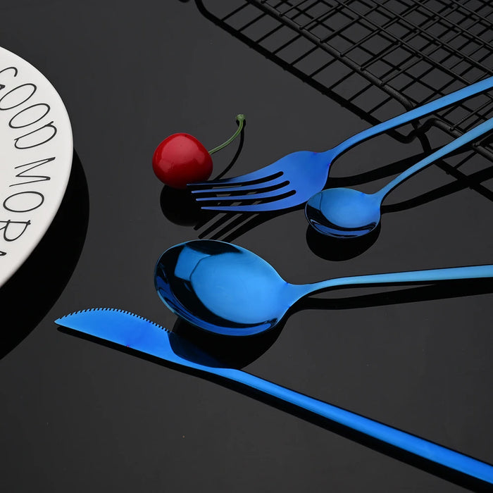 30 Piece Stainless Steel Cutlery Set For Dining And Kitchen