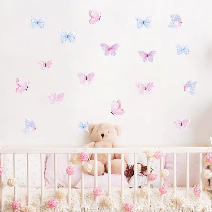 Charming Butterfly Wall Decals For Girls Room
