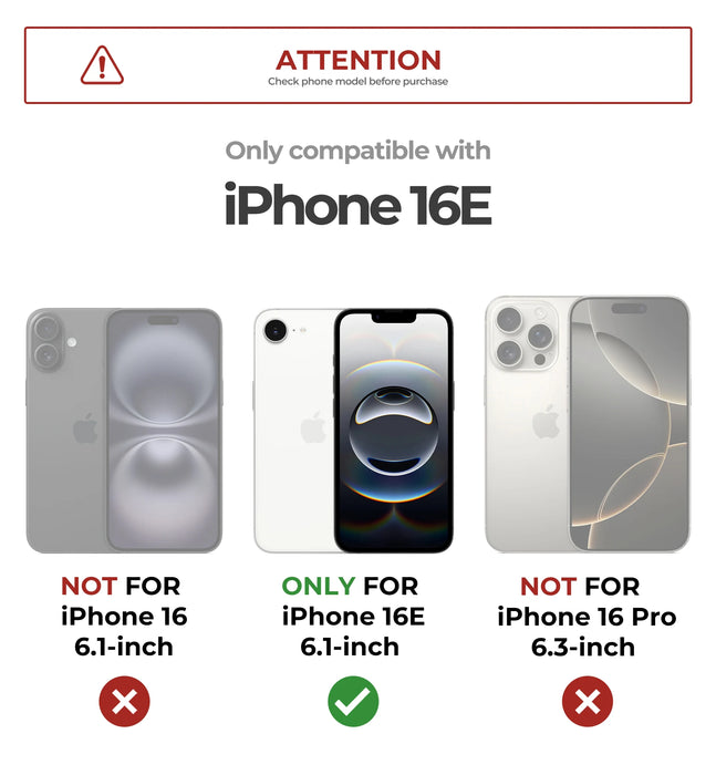 For Iphone 16E Shockproof Bumper Slim Protective Magsafe Case With Slide Camera Case And Adjustable Kickstand