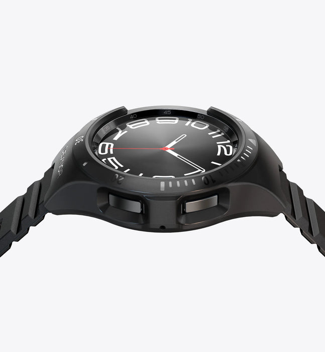 For Samsung Galaxy Watch 6 Classic 43Mm Adjustable Watch Band Rugged Grade Shockproof Uni-Body Design Case Sports Band