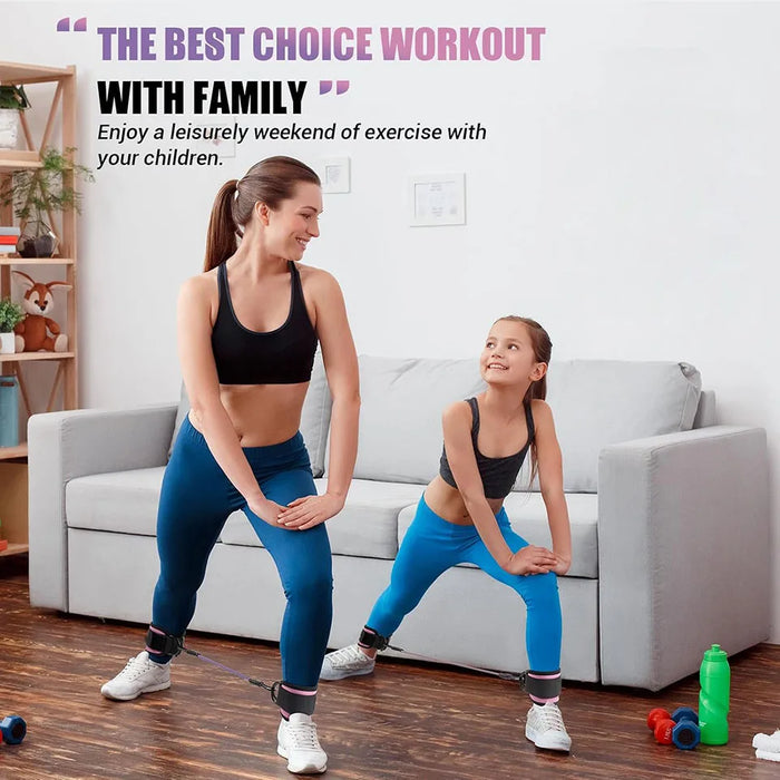 Double D Ring Ankle Cuffs For Gym Workouts Cable Ankle Straps For Glutes Legs And Strength Training