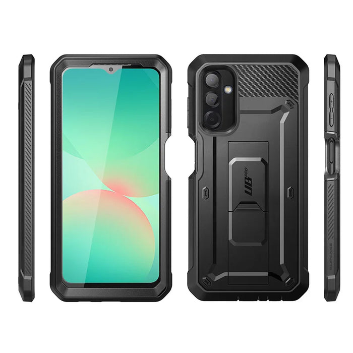 For Samsung Galaxy A26 Ub Pro Full-Body Rugged Phone Case With Built-In Screen Protector & Belt-Clip & Kickstand