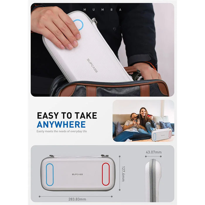 For Nintendo Switch 2 Mini Version Travel Portable Protective Bag / Case With 12 Game Cartridge Slot