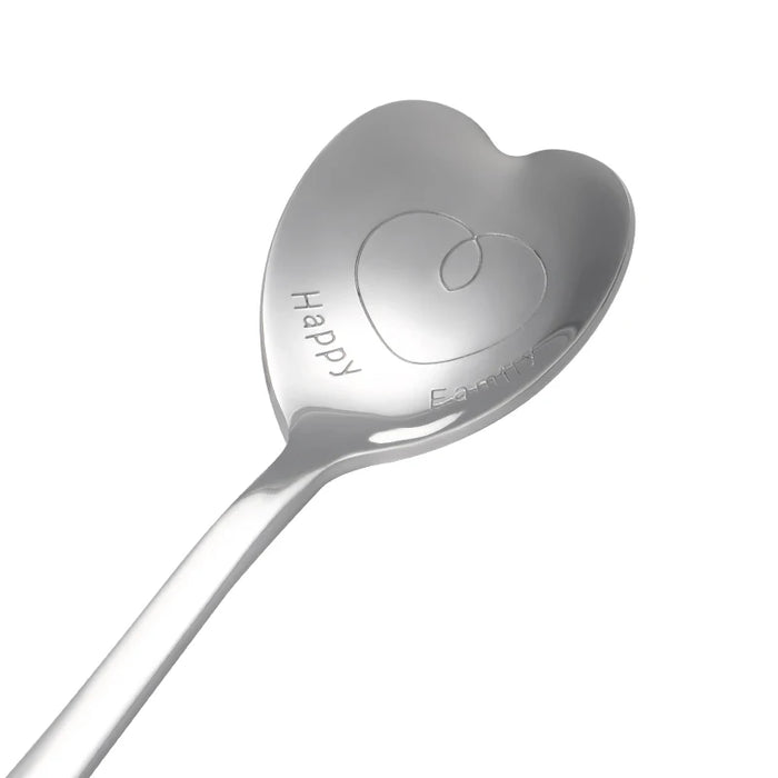 2 / 4 / 6 Piece Stainless Steel Love Spoon Set Perfect For Mother S Day & Holiday Parties