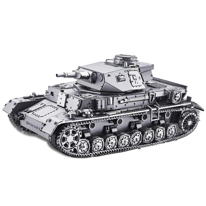 1:48 Panzer Iv Tanks 3D Metal Model Kit For Adults