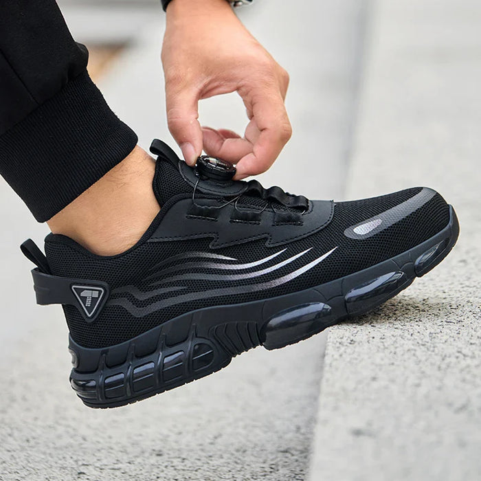 Mens Anti Impact Work Shoes - Fashionable & Safe Tactical Boots