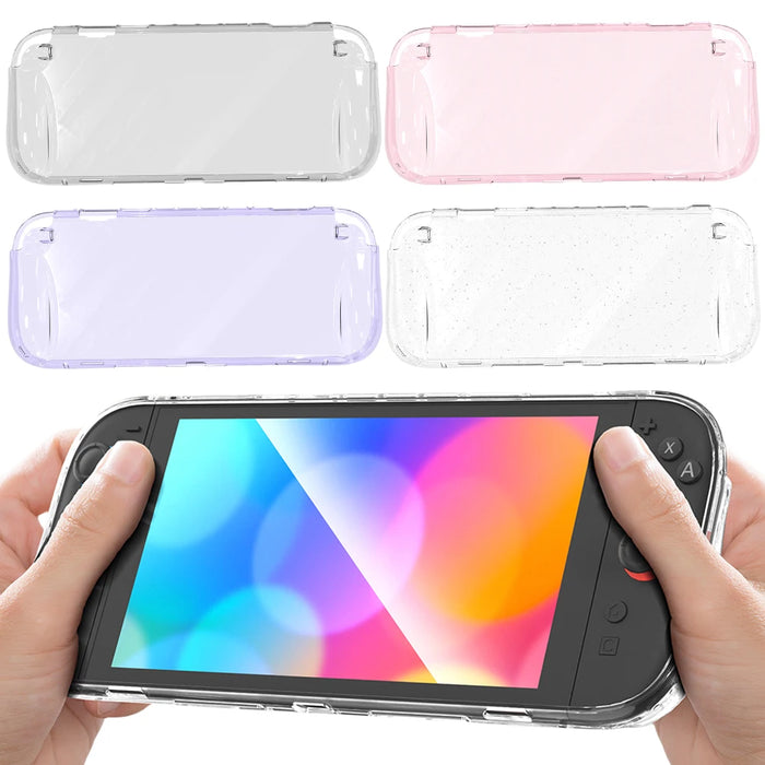 For Switch 2 Tpu Case Protective Case Cover High Transparency Pc Protective Shell Cover Game Console Soft Shell For Switch 2
