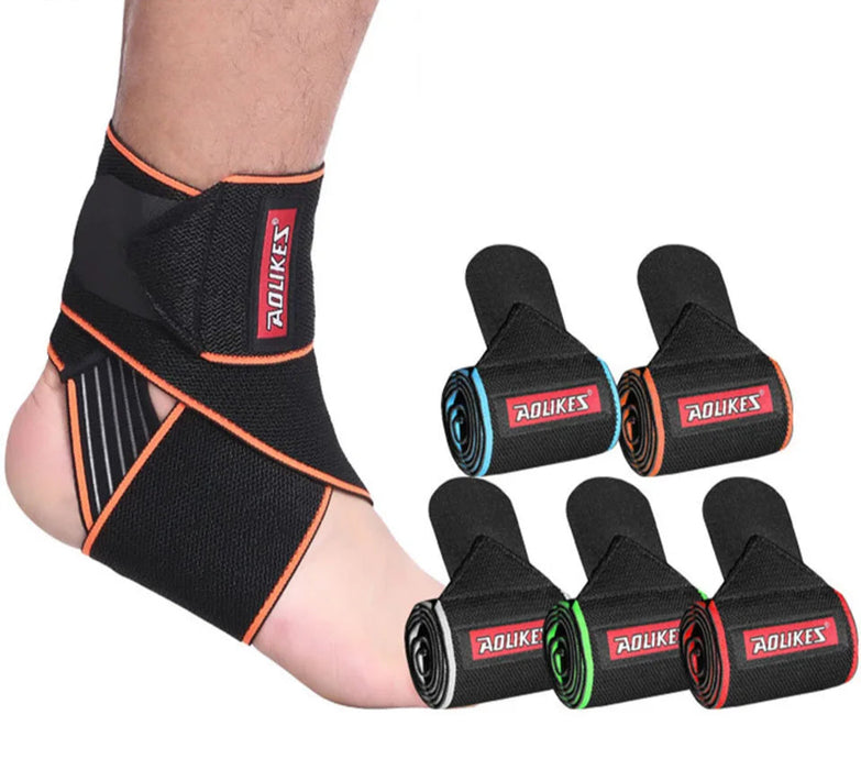 Adjustable Ankle Brace Breathable Nylon Material Super Elastic & Comfortable Ideal For Sports