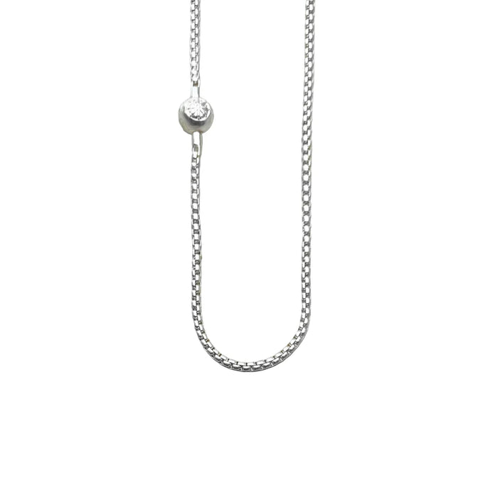 925 Sterling Silver Basic Necklace European Style Rebel Bijoux For Men & Women