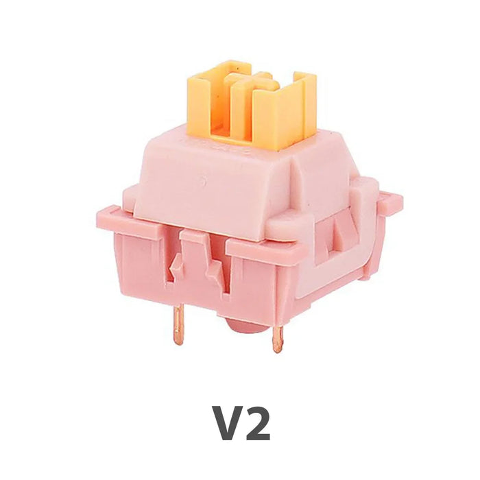 Hot Swap Mechanical Keyboard V2 Lubed Honey Peach V3 Switches