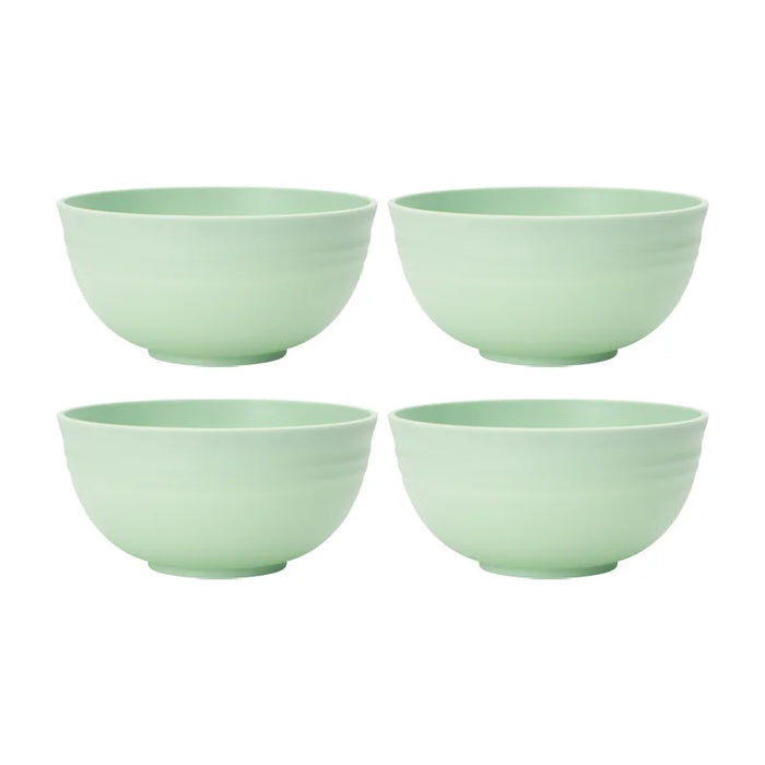 4 / 6 / 8 Piece Reusable Light Green Cereal Bowls Perfect For Camping