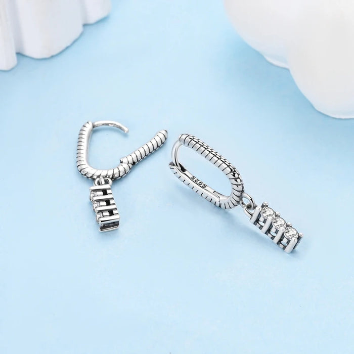 925 Sterling Silver Moissanite Earrings For Women Wedding Party Jewelry