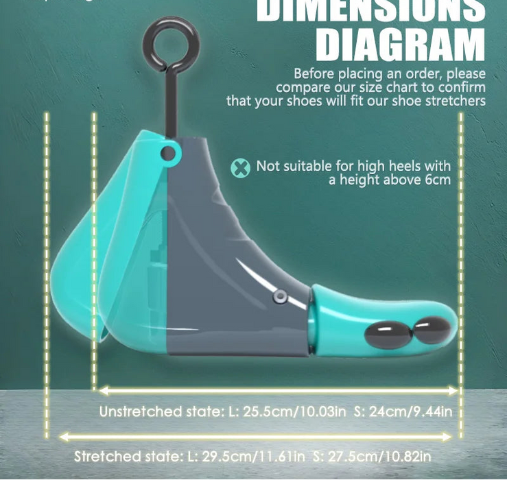 Unisex 1 Piece Universal Adjustable Length Width High Low Top Shoes Stretcher Expander Extender Keeper Tree