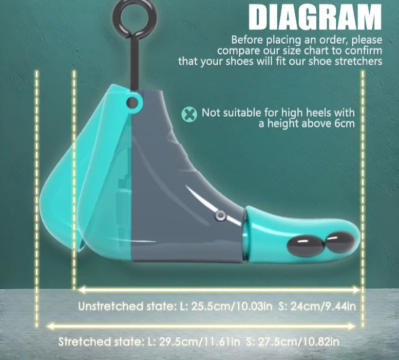 Unisex 1 Piece Universal Adjustable Length Width High Low Top Shoes Stretcher Expander Extender Keeper Tree