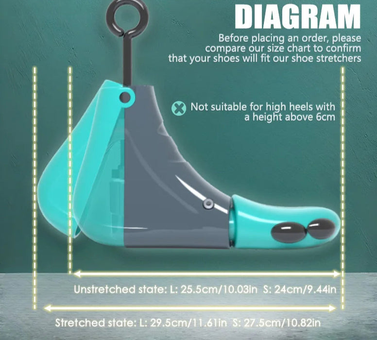 Unisex 1 Pieces Universal Adjustable Length Width High Low Top Shoes Stretcher Expander Extender Keeper Tree