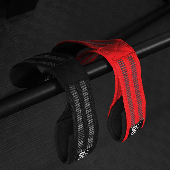 Pair of Figure 8 Weight Lifting Straps Gym Wrist Support