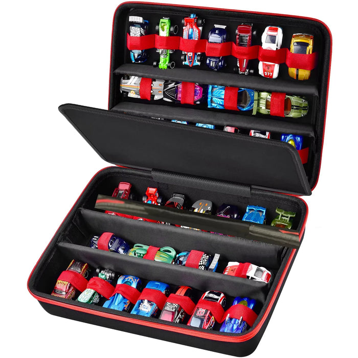 36 Car Toy Storage Case For Wheels Matchbox Cars Portable Organizer Holder