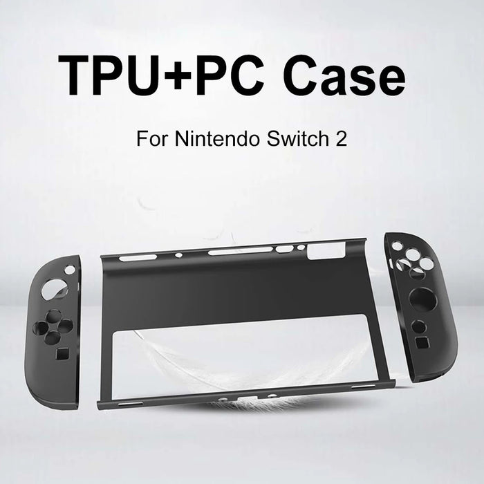 Detachable Case For Switch 2 Protective Case Tpu+Pc Shell Cover Anti-Scratch Full Protection Cover For Switch 2 Accessories