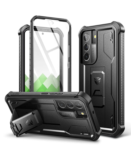 For Samsung Galaxy S22 5G Full Body Bumper Military Grade Armor Shockproof Shell Case With Built In Screen Protector