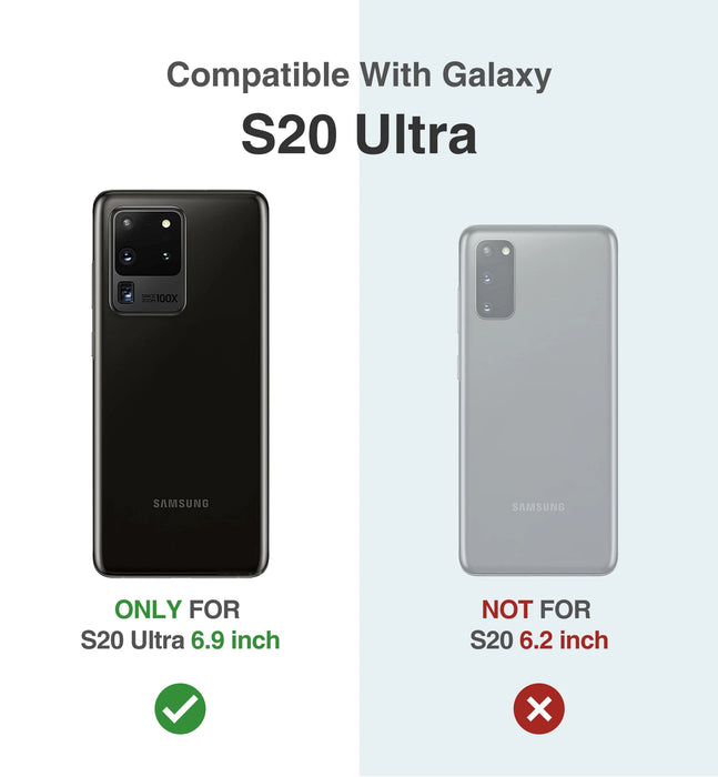 For Samsung Galaxy S20 Ultra Full-Body Heavy Duty Rugged Shockproof Protective Case With Built-In Screen Protector