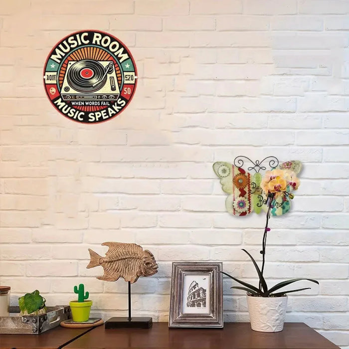 2D Flat Office Supplies & Store Signage Ideal For Music Lovers