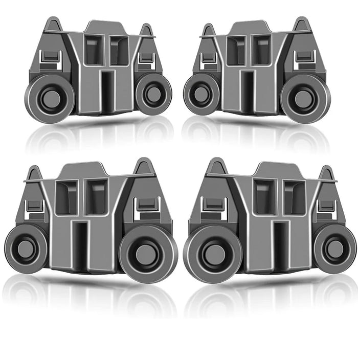 4 Pack W10195417 Dishwasher Wheel Lower Rack For Kenmore Whirlpool Kitchenaid Ap4538395 Ps2579553 Wpw10195417 Ah2579553 Ea2579553