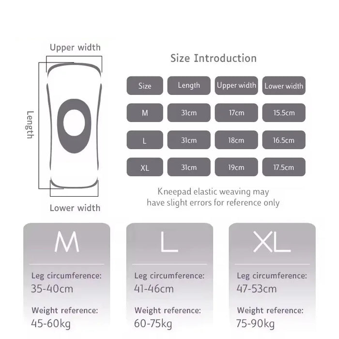 Silicone Gel Knee Brace Patella Support For Arthritis & Acl Recovery