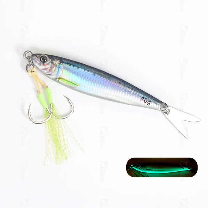 2024 3D Printed Fast Sinking Metal Jig Lure 20G To 80G