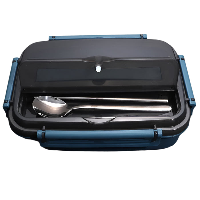 High Capacity Lunch Box With Spoon And Fork Leakproof And Eco Friendly