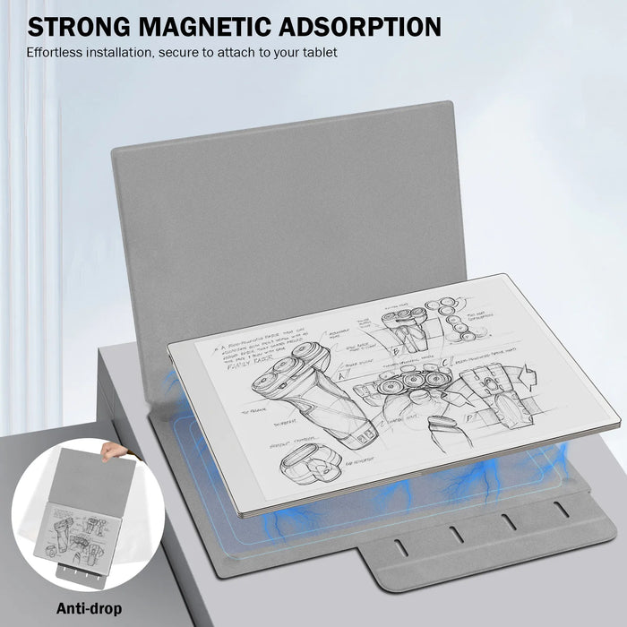 For Remarkable Paper Pro 2024 11.8 Inch Lightweight Ultra-Thin Magnetic Case With Wide Pen Protective Clasp Auto Sleep