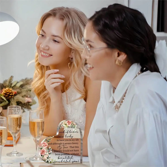 Charming Maid Of Honor Gift For Bride's Party