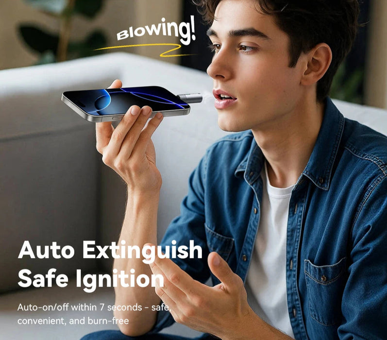 Typec Mini Cigarette Lighter Tungsten Wire Blowing Safety And Energy Saving Without Charging Can Be Carried On The Plane