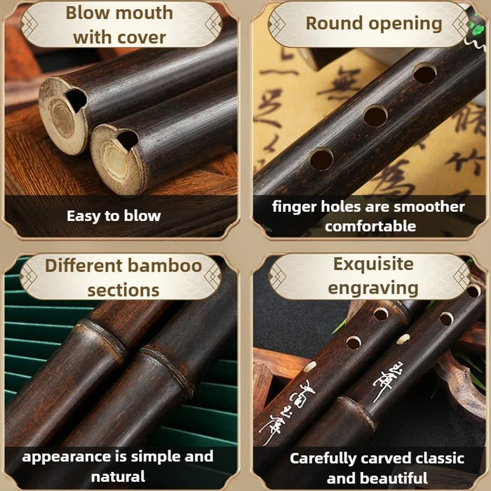 8 Hole Chinese Bamboo Flute For Beginners