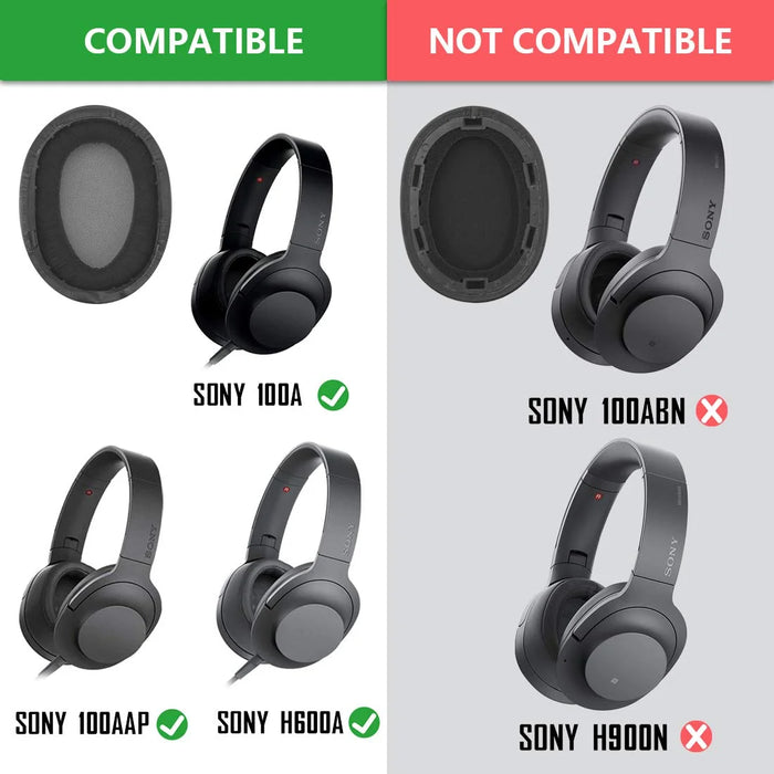 Pair of Replacement Ear Pads For Sony Mdr 100A Headphones