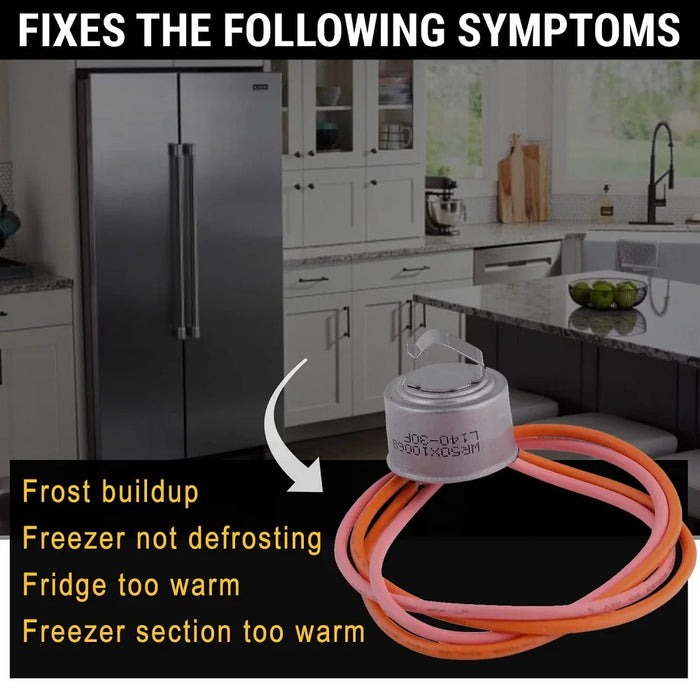 Wr50X10068 10028 10018 10017 10015 Refrigerator Defrost Thermostat Compatible With Ge & Hotpoint Refrigerators Replaces 1170024