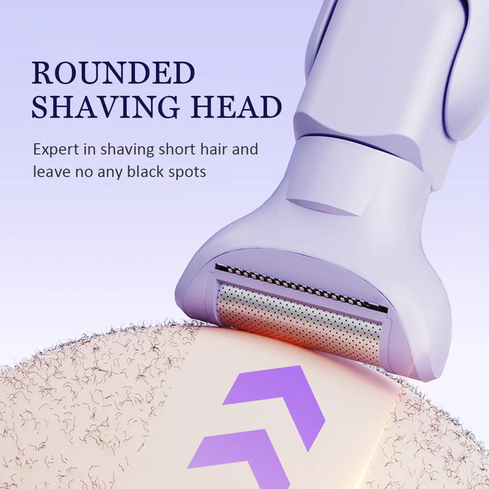 5 In 1 Rechargeable Epilator For Women Hair Removal For Eyebrows Underarms Bikini Legs