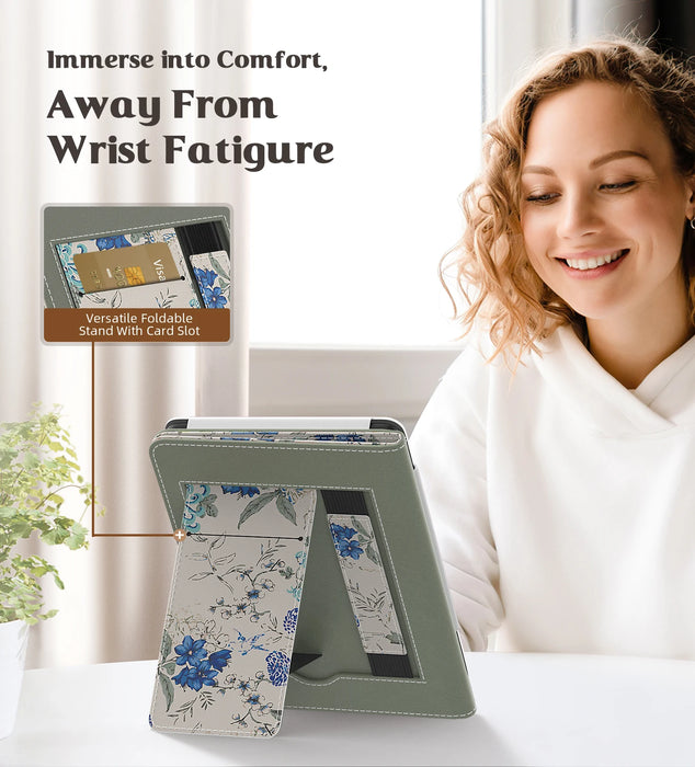 For 6 Inch Kindle 11Th Generation 2024 / 2022 Release / 10Th / 8Th Gen 2019 / 2016 Ultra Lightweight Pu Shell Case