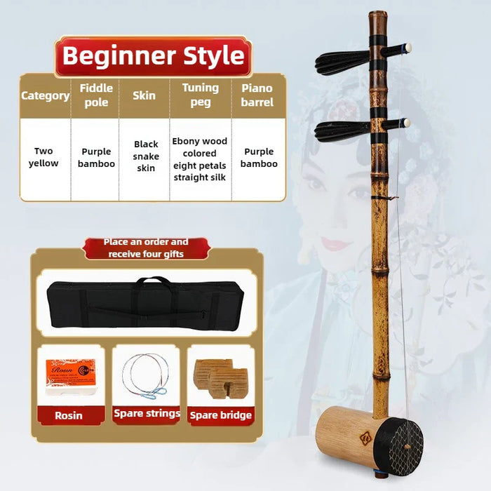 Professional 2 String Jinghu For Adult Beginners