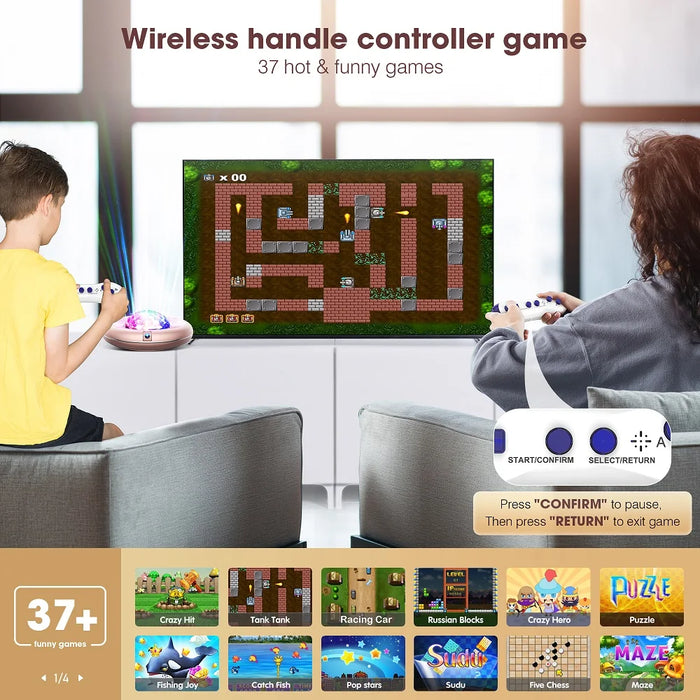 Wireless Dance Mat Game For Tv / Pc Double User With Motion Sensing & Non Slip Pads