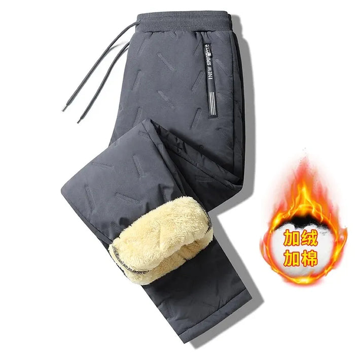 Thick Fleece Winter Sweatpants for Men