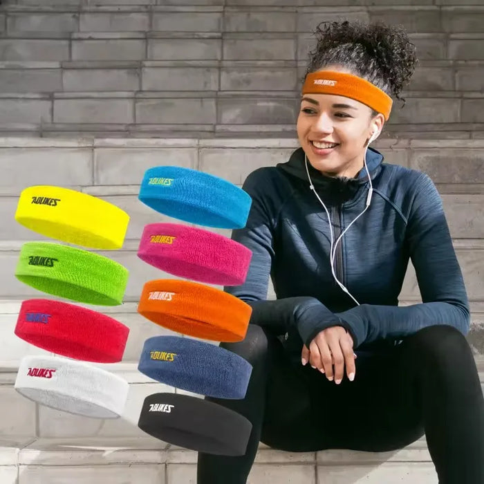 Men & Women Cotton Sweat Headband High Quality For Yoga Volleyball Tennis