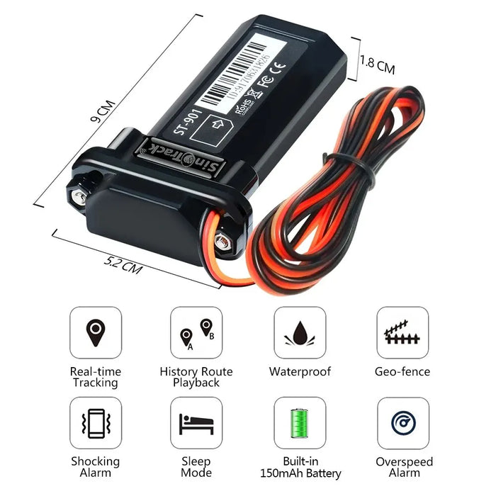Waterproof Gps Tracker for Vehicles Real Time Locator