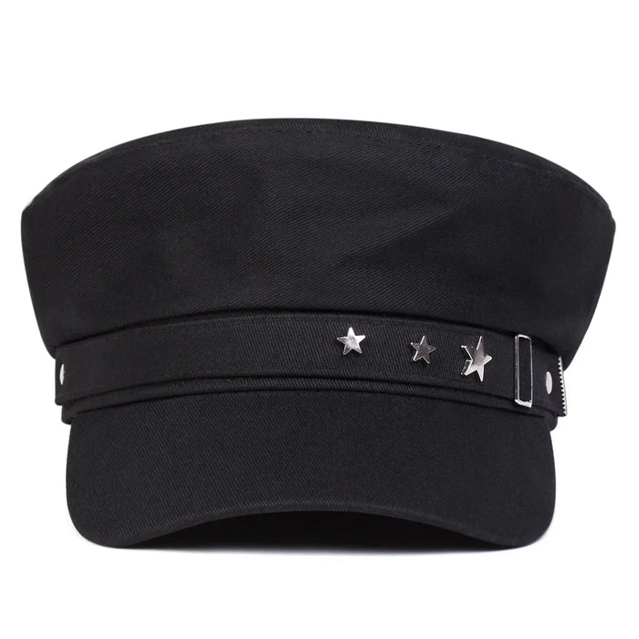 Stylish Unisex Military Hat For Outdoor Sports Five Pointed Star Design