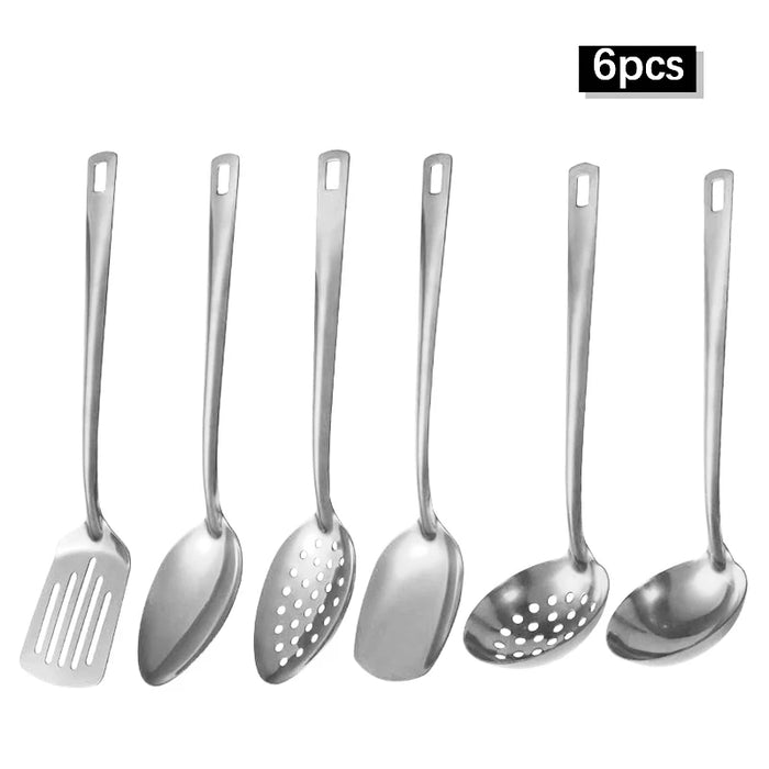 6 Piece Stainless Steel Kitchen Set For Restaurants & Families