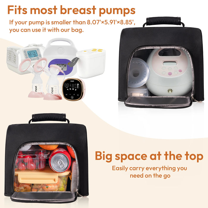 Double Layer Breast Pump Bag With Cooler