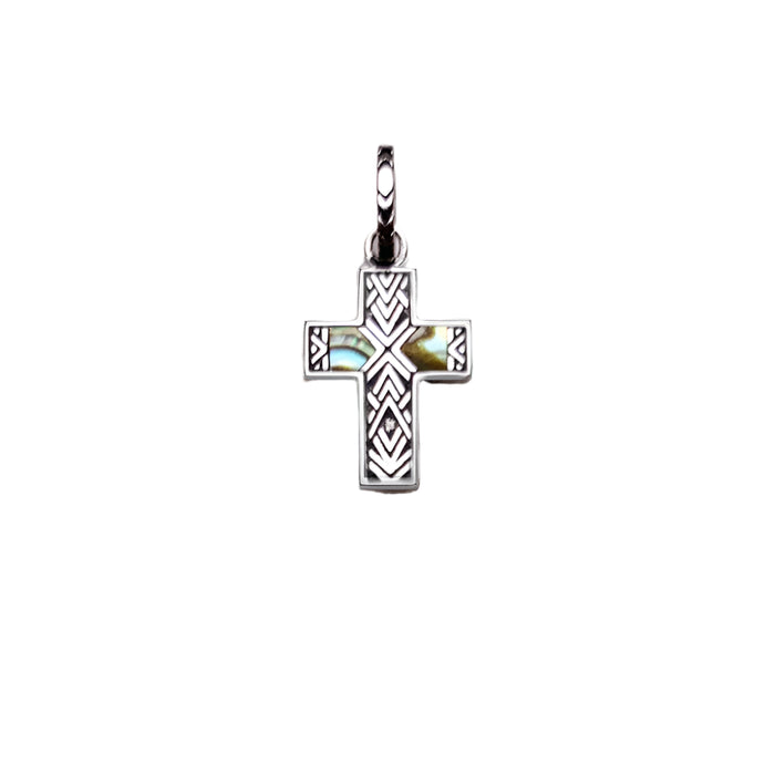 925 Sterling Silver Lucky Cross Pendant Ethnic Summer Jewelry For Women & Men