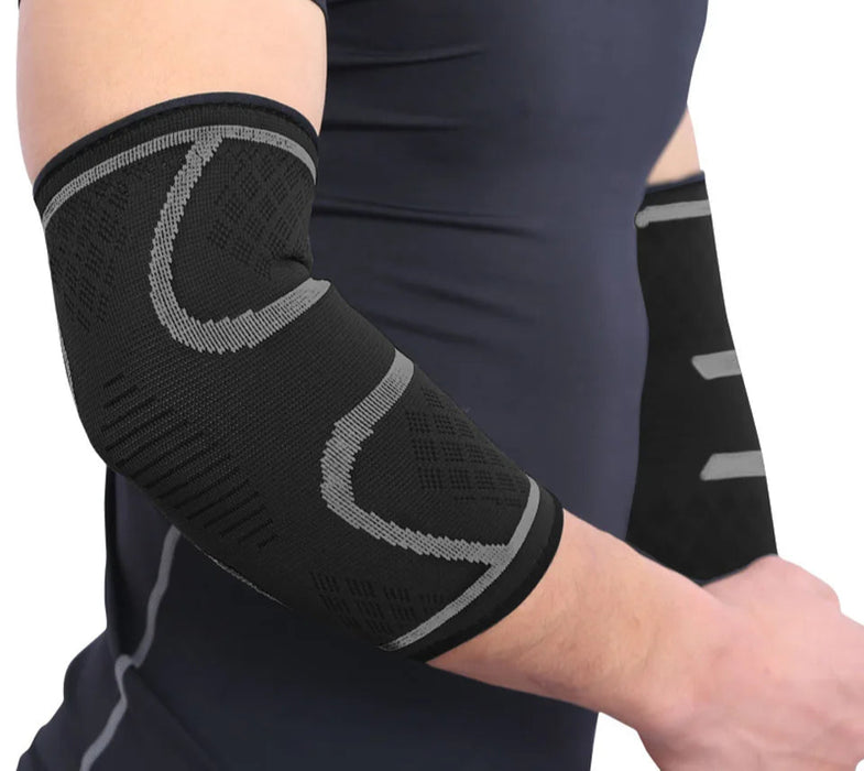 Sports Elbow Brace For Tendonitis & Pain Relief Elastic Compression Sleeve For Golf & Tennis