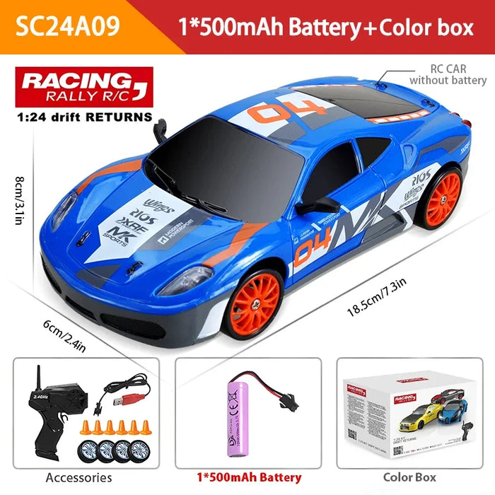 Fast Rc Cars Kids 4wd Drift Racing Toy
