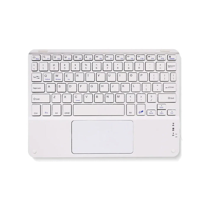 Universal Wireless Keyboard With Touchpad For Ipad Android Windows Silent & Compact