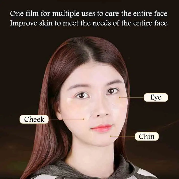 60 Piece Seaweed 24K Golden Crystal Eye Mask Anti Aging Moisturizing Anti Dark Circles